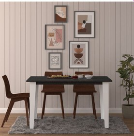 Resim Yemek Masası Ym-01 Royal Mermer Mermer 