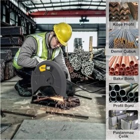 Resim 350MM Çok Amaçlı Metal Profil Kesme Taşı, Dayanıklı ve Güçlü Kesim Aracı 