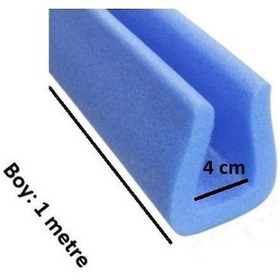 Resim U40 Mavi 100 Cm 1 Adet Köşe, Kenar Darbe Koruyucu Köşebent 
