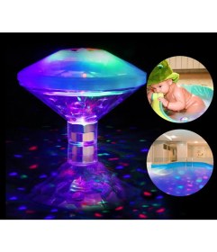 Resim Mobgift Sıcak LED Sualtı Gece Lambası Banyo Yüzme Havuz Işığı 