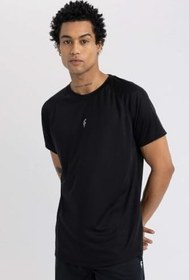 Resim DeFacto Slim Fit Bisiklet Yaka Baskılı Sporcu Kısa Kollu Tişört 