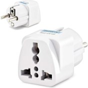 Resim Evrensel Seyahat Fişi - Ingiliz Dönüştürücü Priz - Çevirici, Türk Tip Fişe Çeviren Başlık 