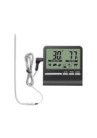 Resim Honmex Siyah Mutfak Isıtıcı, Barbekü Ve Fırın İçin Gıda Sıcaklık Ölçer 