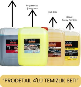 Resim MADCHEN Prodetail 4'lü Temizlik Seti 