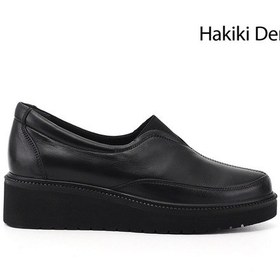 Resim Diğer Kadın Siyah Dolgu Taban Hakiki Deri Ayakkabı Gdza134m0392 Siyah 