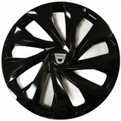 Resim Dacia Solenza Uyumlu 15 Inç 4 Adet Piano Black Siyah Jant Kapağı Takımı 