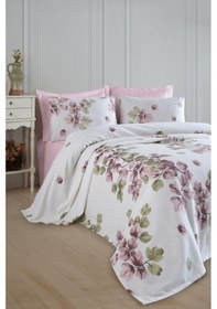 Resim Baskılı Pike Takımı Çift Kişilik Spring Gülkurusu Gülkurusu 