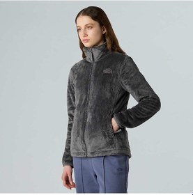 Resim The North Face Osito Kadın Gri Dik Yaka Mont Gri 