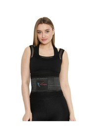 Resim Finetoo Ince Yaşam Termal Kemer Bel Göbek Terleme Kemeri Unisex Siyah 