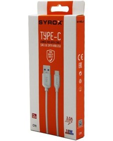 Resim Syrox SYX-C111 Type-C 2 M 3.0A Quick 18 W Şarj Kablosu 