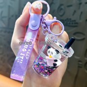 Resim Silver1 Yeni Sevimli Çizgi Film Işıklı Işık Kulomi Büyük Kulak Köpek Hediye Kutusu Anahtarlık Araba Okul Çantası Dıy Kolye Hediye (Yurt Dışından) 