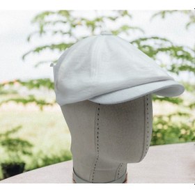 Resim Shopiolog Erkek Beyaz Keten Kasket Şapka Ilkbahar Yaz Men Linen Hat Beyaz 