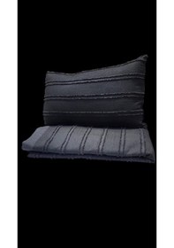 Resim Vnl Butik Yatak Örtüsü Çift Kişilik Carla Antrasit Antrasit 