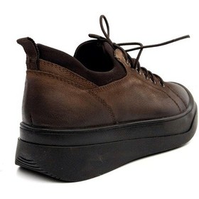 Resim Venüs 2551701k Kadın Hakiki Deri Streç Lastik Bağ Kalın Taban Günlük Ayakkabı VİZON 