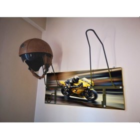 Resim Özel Fotoğraflı Kask Askısı, Motorcu Kask Askısı, Personalv63 