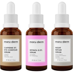 Resim Maruderm gece rutini 3'lü serum set 