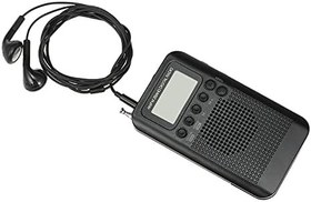 Resim HRD-104 Taşınabilir AM/FM Stereo Radyo Cep 2-Band Dijital Ayarlama Radyo Alıcı Açık Radyo w/Kulaklık İpi 1.3 inç LCD Ekran-Sazoley 