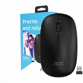 Resim AOC MS200 Wireless Mouse – 1200 DPI, Sessiz, 3 Tuşlu, Tak Çalıştır 