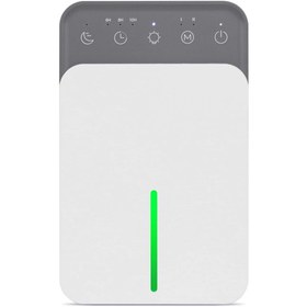 Resim tekoo Kompakt Nem Alma Cihazı Sessiz RGB Işık - 0.35L/Gün 1.5L Hazneli - Çok Amaçlı - Beyaz 