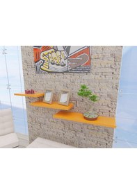 Resim Peakdizayn 3'Lü Duvar Rafı Seti Renkli 