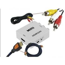 Resim HDMİ TO RCA HDMİ TO SCART ÇEVİRİCİ DÖNÜŞTÜRÜCÜ 