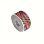 Resim 1 adet 8 Renkli Sarma Teli 250.0 metre AWG30 Kablo OK Teli Jumper Teli PVC Elektronik İletken Teli 
