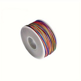 Resim 1 adet 8 Renkli Sarma Teli 250.0 metre AWG30 Kablo OK Teli Jumper Teli PVC Elektronik İletken Teli 