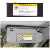 Resim Buick / Chevrolet Sol Sürücü Araba Sun Visor Makyaj Aynası 23196443 Siyah , Boyut:buick İçin Siyah 1 Adet 