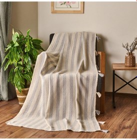 Resim Soft Hill Koltuk Örtüsü - Gri - 115x200 Cm Çok Renkli 