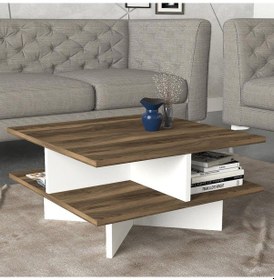 Resim Dekorister Hamton Orta Sehpa Ceviz-Beyaz 