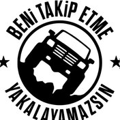 Resim habune Beni Takip Etme Sticker 10 X 10 Cm 