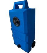 Resim Tekerleklekli Pis Su Ve Temiz Su 50 Lt Su Deposu 