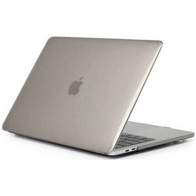 Resim Apple Uyumlu MacBook 13.3' Air 2020 A2337 Zore Msoft Kristal Kapak Gri 