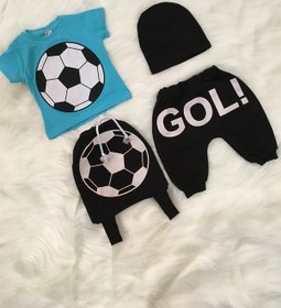 Resim Kaprili Gol Baskı 4lü Takım Çok Renkli 