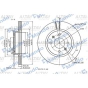 Resim Fren Diski I-20 09-15 1.2 / Ön Havalı 256-4 51712-1j500 