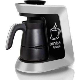 Resim AyrStore Köpüklü IH32051 Otomatik Türk Kahve Makinesi Susuz Silver 