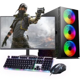 Resim INTEL i7 13700F 16GB 240SSD 1TB HDD 6GB GTX 1660S 24" Mon. (Gaming SET) Rogame