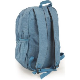 Resim İmaks 571 Krinkıl / Klinkır Su Geçirmez Hafif Çok Gözlü Spor, Seyahat, Okul, Laptop Sırt Çantası Mavi 1d Mavi 