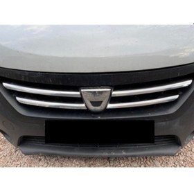 Resim Dacia Dokker Krom Ön Panjur 4 Parça 2012-2017 Paslanmaz Çelik 