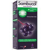 Resim Sambucol Plus Şekersiz Kara Mürver 120 ml 