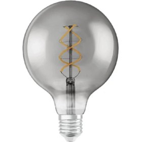 Resim Osram Vintage 1906 Led Globe 4W Sarı Işık E-27 140lm Smoke Ampul 