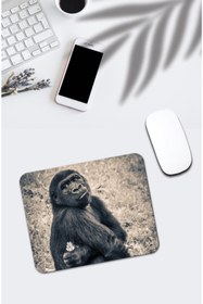 Resim pixolog Kahverengi Goril Baskılı Mousepad 555 