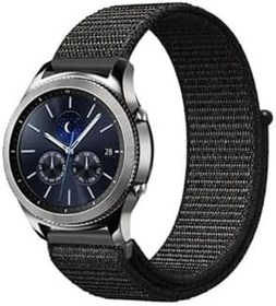Resim CONSTRAIN - ??samsung ile uyumlu Galaxy Watch Gear S2 (20MM) Kordon Spor Loop Hasır Kordon Siyah-no9 