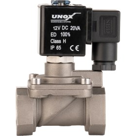 Resim 12V Dc Paslanmaz Genel Maksat Solenoid Valf Yüksek Basınç Normalde Kapalı 