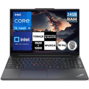 Resim ThinkPad E16 Gen1 i5-1335U 24 GB 256 GB SSD 16" WUXGA Lenovo