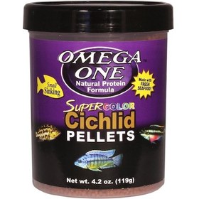 Resim Omega One Super Color Cichlid Large Pellets 15Lb / 6800gr. 
