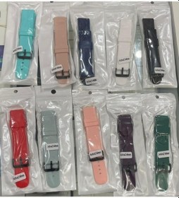 Resim Samsung Uyumlu Galaxy Watch Active2 44Mm Tokalı Silikon Kordon (20Mm) 