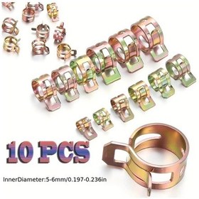 Resim Willowhaven 10mm Dayanıklı Çelik Yaylı Kelepçe 10lu Set 5 16mm Hortum Bağlantı Contası 