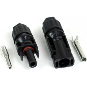 Resim Mc4 Soketli (5m+5m) 10 Metre 6mm Güneş Paneli Hazır Solar Kablo Siyah Kırmızı 