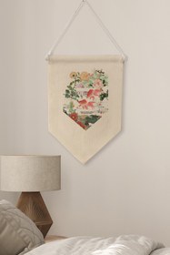 Resim Balkon Duvar Dekoru, Pinterest Oda Dekoru, Sanat Serisi, Kanvas Flama Askılı Duvar Örtüsü NO:438 - Renkli - 6 / 70 x 100 
